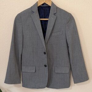 Izod Light Gray Suit Sport Coat Jacket Blazer Boys Size 12